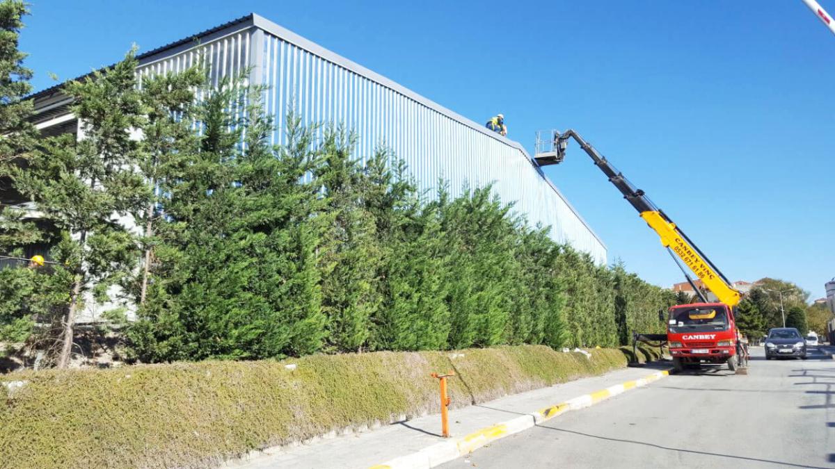 Sepetli Vinç Çalışması