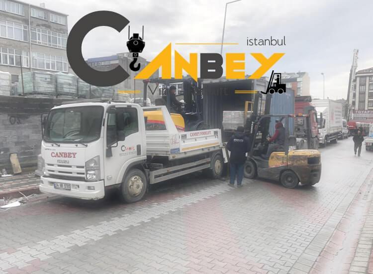 Üsküdar Sepetli Vinç Çalışması