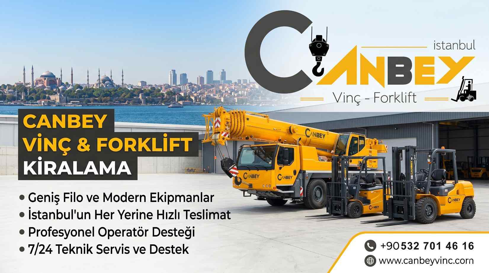 Kiralık Vinç Hizmetleri: Canbey Vinç
