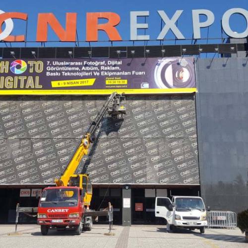 Sepetli Vinç Kiralama Expo Fuar